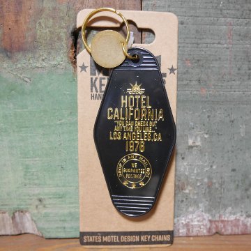 モーテルキーホルダーカリフォルニア MOTEL KEY CHAIN CALIFORNIA アメリカン雑貨　の画像