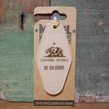 モーテルキーホルダーカリフォルニア MOTEL KEY CHAIN CALIFORNIA アメリカン雑貨　の画像