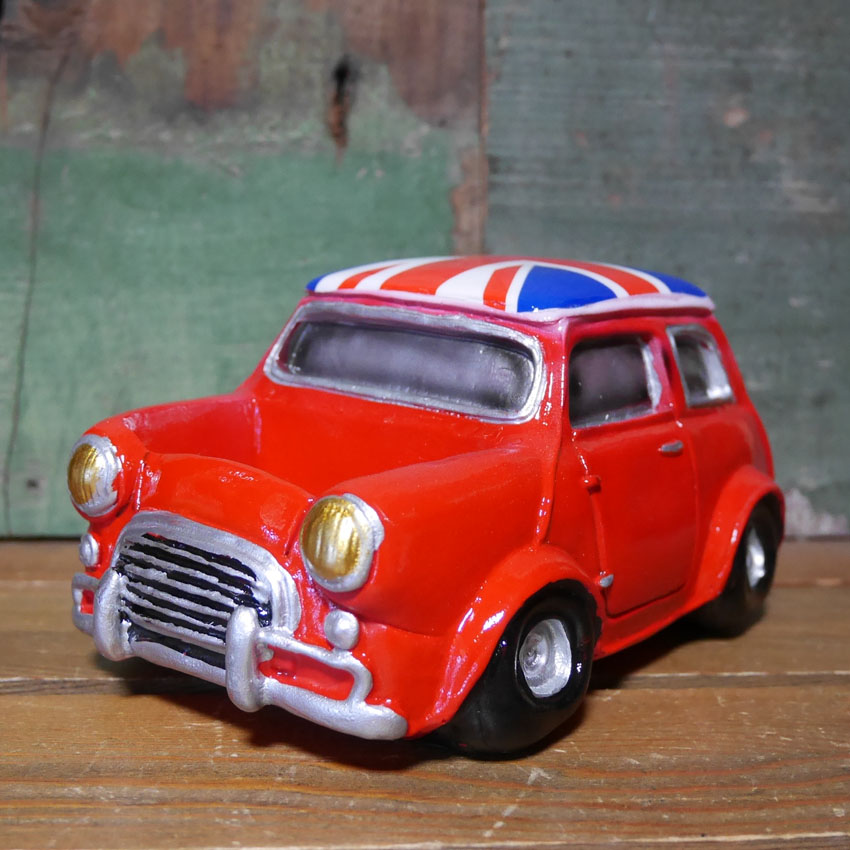 グリーンポット Bang Bang Car ミニクーパー フラワーポット Pot truck ガーデニング プランター 35208の画像