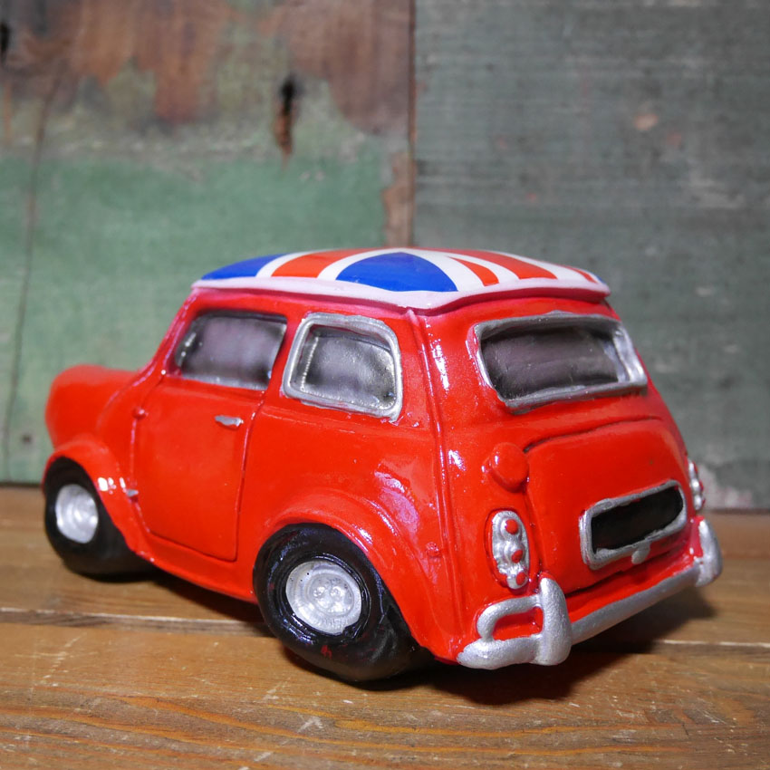 グリーンポット Bang Bang Car ミニクーパー フラワーポット Pot truck ガーデニング プランター 35208の画像