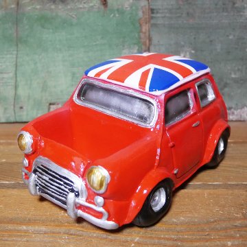 グリーンポット Bang Bang Car ミニクーパー フラワーポット Pot truck ガーデニング プランター 35208の画像