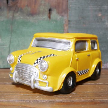 グリーンポット Bang Bang Car イエロータクシー フラワーポット Pot truck ガーデニング プランター 35209の画像