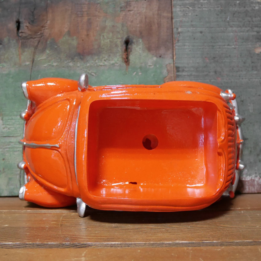 グリーンポット Bang Bang Car オレンジカー  フラワーポット Pot truck ガーデニング プランター 35210の画像