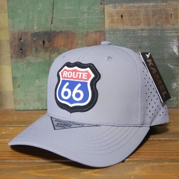 ルート66 キャップ  HYDRO PERFORATE（ハイドロ・パーフォレート） ROUTE66 グレー 帽子  アメカジ　アメリカン雑貨の画像