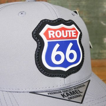 ルート66 キャップ  HYDRO PERFORATE（ハイドロ・パーフォレート） ROUTE66 グレー 帽子  アメカジ　アメリカン雑貨の画像