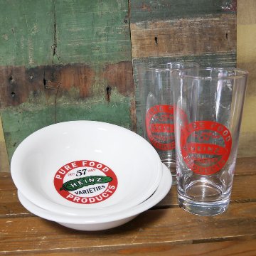 HEINZ ハインツ ペアタンブラー＆ボールセット 食器 アメリカン雑貨の画像