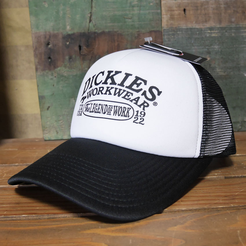 Dickies ディッキーズ DK EX WORK MOTIF MESH CAP ホワイト 帽子  アメカジ　アメリカン雑貨の画像
