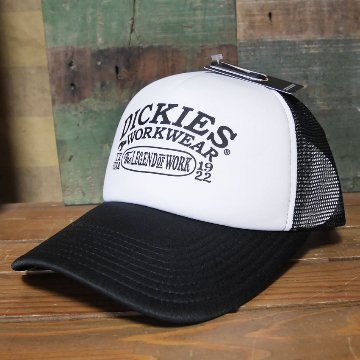 Dickies ディッキーズ DK EX WORK MOTIF MESH CAP ホワイト 帽子  アメカジ　アメリカン雑貨の画像