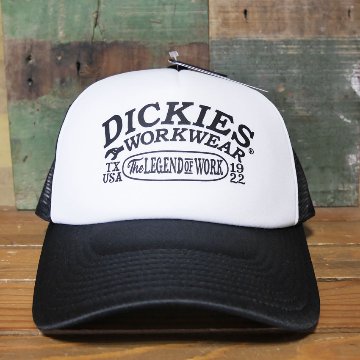 Dickies ディッキーズ DK EX WORK MOTIF MESH CAP ホワイト 帽子  アメカジ　アメリカン雑貨の画像