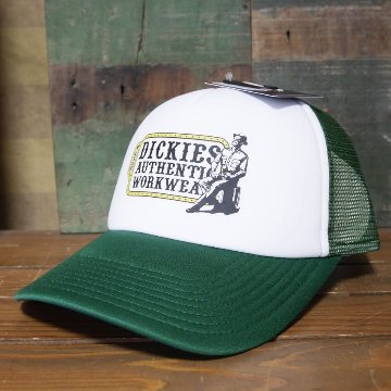 Dickies ディッキーズ DK EX SIGN BOARD MESH CAP グリーン 帽子  アメカジ　アメリカン雑貨の画像