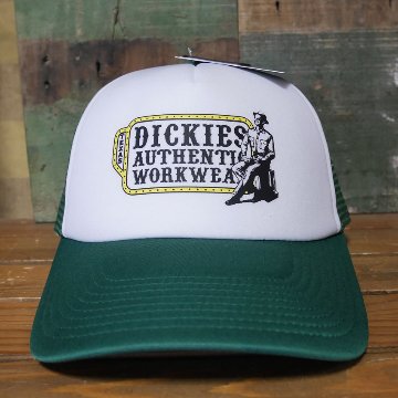 Dickies ディッキーズ DK EX SIGN BOARD MESH CAP グリーン 帽子  アメカジ　アメリカン雑貨の画像