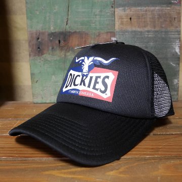 Dickies ディッキーズ DK EX COW MOTIF MESH CAP ブラック 帽子  アメカジ　アメリカン雑貨の画像