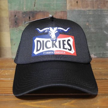 Dickies ディッキーズ DK EX COW MOTIF MESH CAP ブラック 帽子  アメカジ　アメリカン雑貨の画像