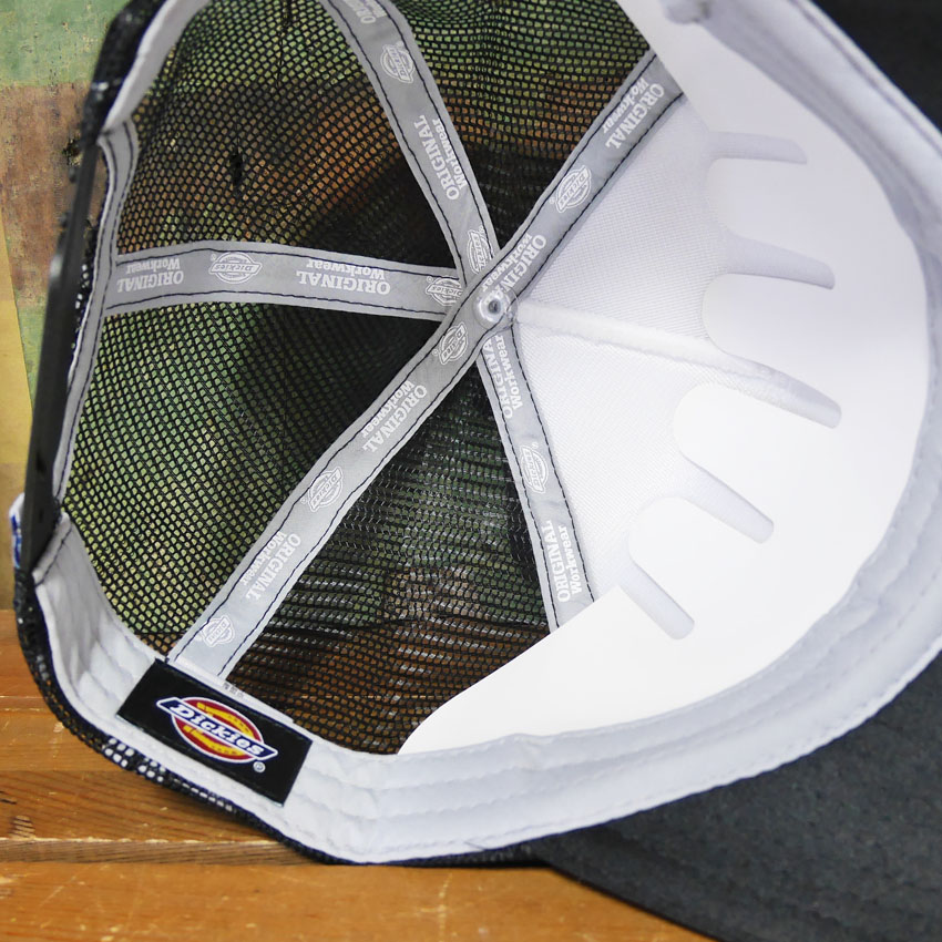 Dickies ディッキーズ DK EX COW MOTIF MESH CAP ホワイト/ブラック 帽子  アメカジ　アメリカン雑貨の画像