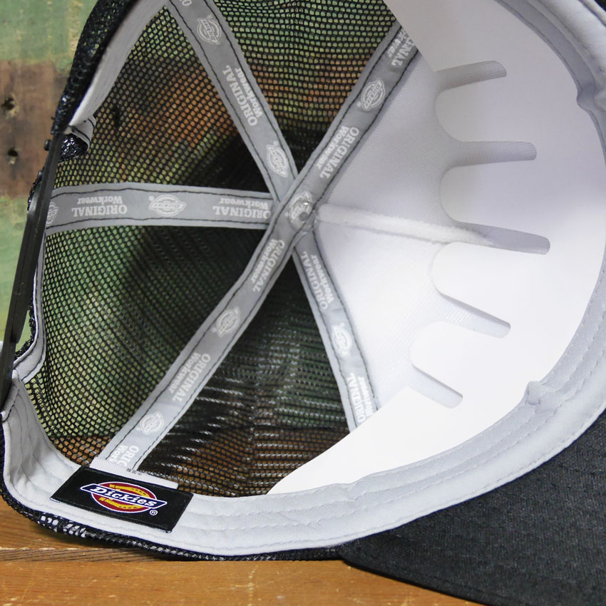 Dickies ディッキーズ DK EX CANTERBURY MOTIF MESH CAP ホワイト/ブラック 帽子  アメカジ　アメリカン雑貨の画像