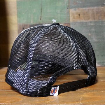 Dickies ディッキーズ DK EX CANTERBURY MOTIF MESH CAP ホワイト/ブラック 帽子  アメカジ　アメリカン雑貨の画像