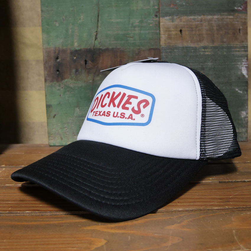 Dickies ディッキーズ DK EX  PATCH MOTIF MESH CAP ブラック帽子  アメカジ　アメリカン雑貨の画像
