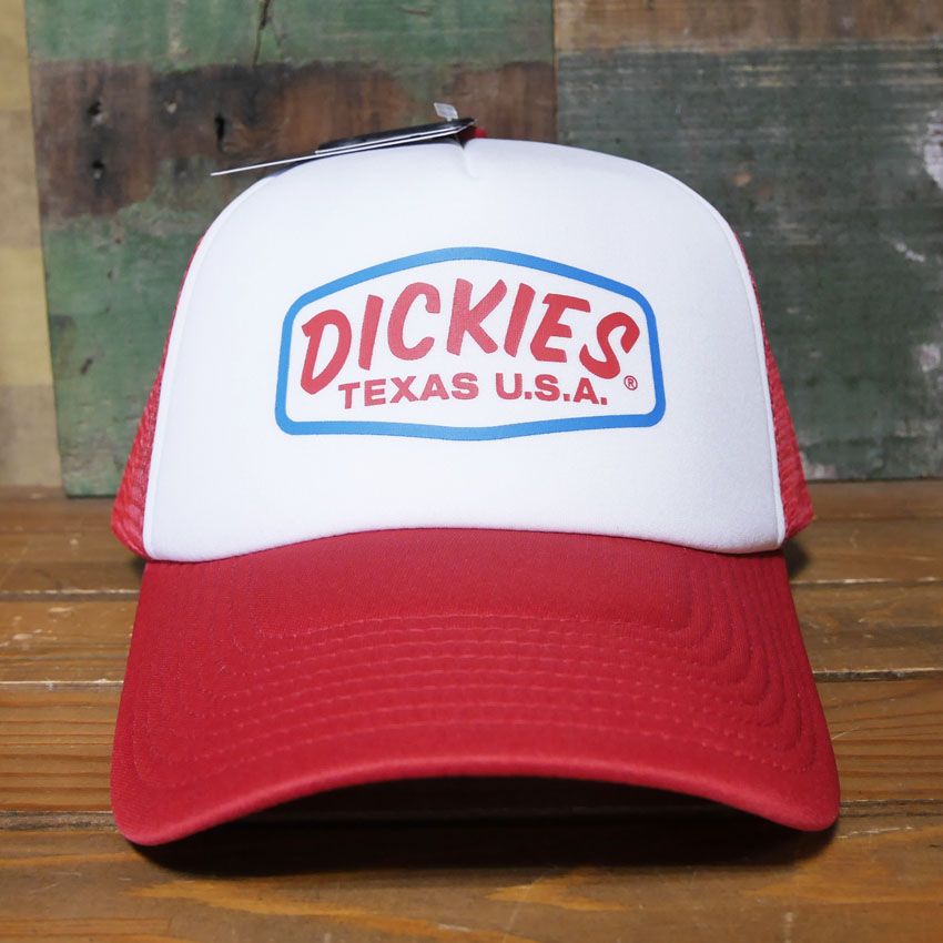 Dickies ディッキーズ DK EX  PATCH MOTIF MESH CAP レッド帽子  アメカジ　アメリカン雑貨の画像