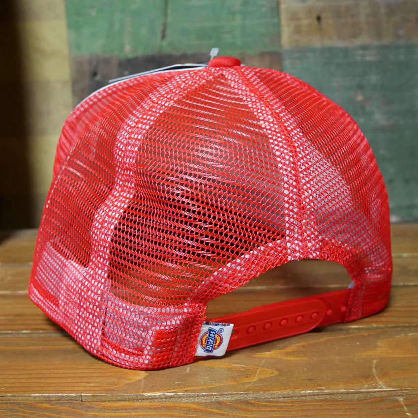 Dickies ディッキーズ DK EX  PATCH MOTIF MESH CAP レッド帽子  アメカジ　アメリカン雑貨の画像