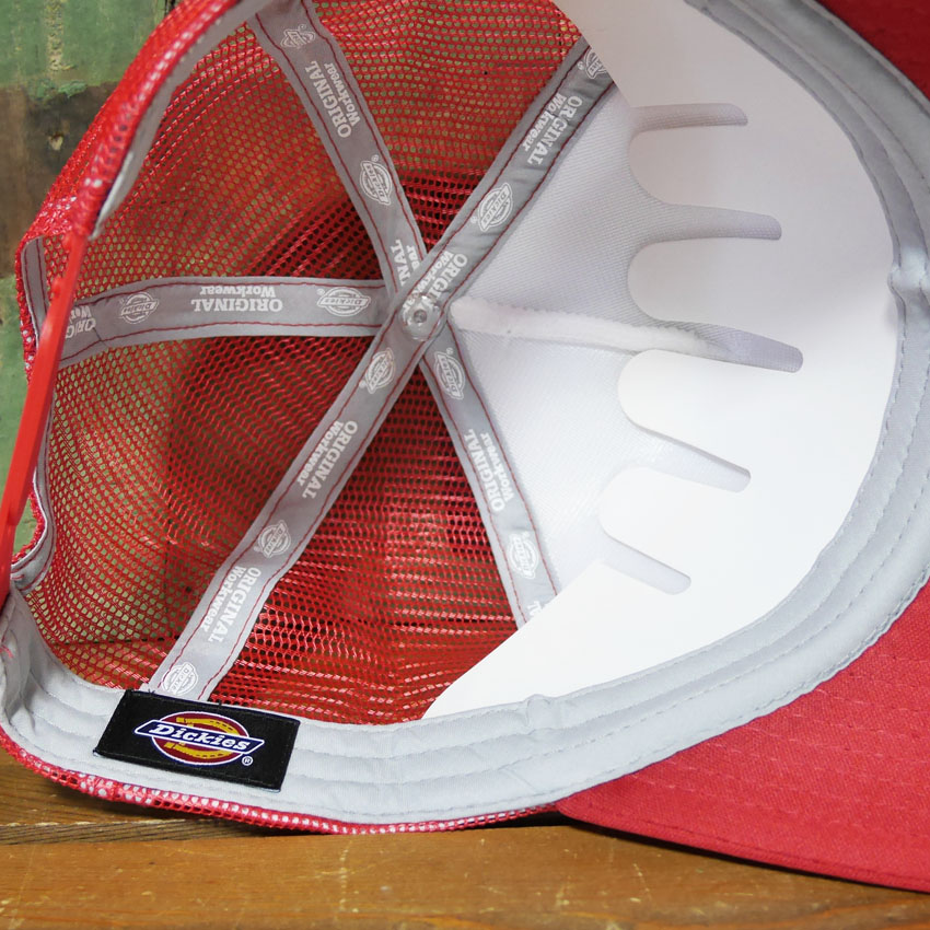 Dickies ディッキーズ DK EX  PATCH MOTIF MESH CAP レッド帽子  アメカジ　アメリカン雑貨の画像