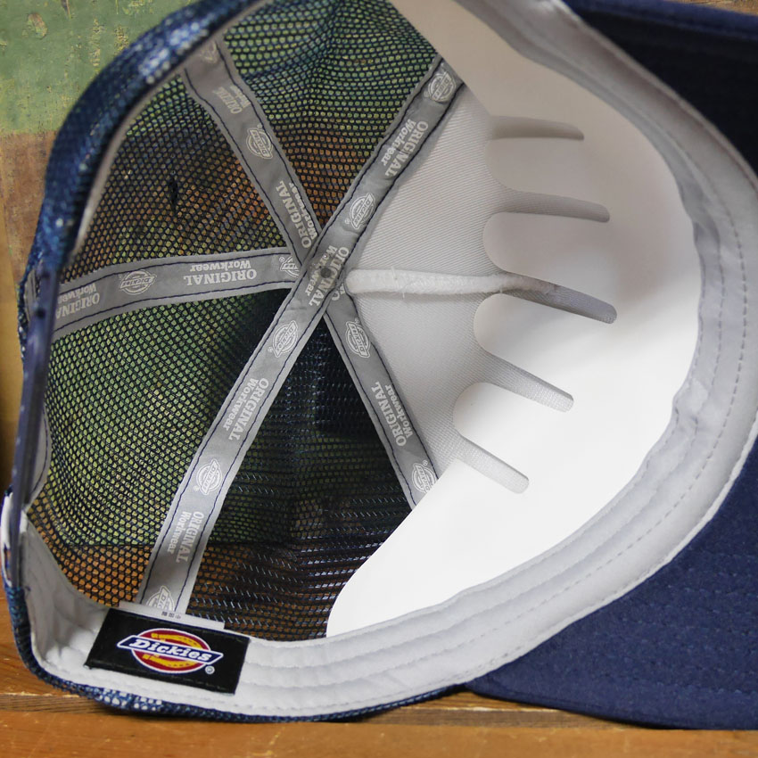 Dickies ディッキーズ DK EX  PATCH MOTIF MESH CAP ネイビー帽子  アメカジ　アメリカン雑貨の画像