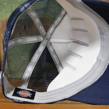 Dickies ディッキーズ DK EX  PATCH MOTIF MESH CAP ネイビー帽子  アメカジ　アメリカン雑貨の画像
