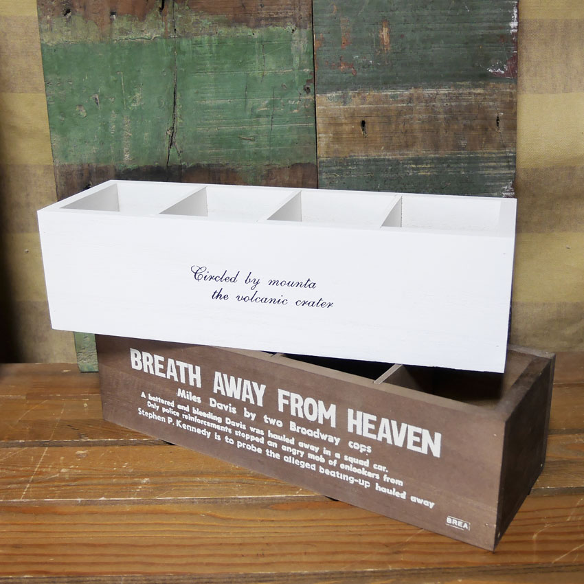 リモコンケース 収納ボックス BREA  リモコンラック インテリア雑貨 アメリカン雑貨の画像