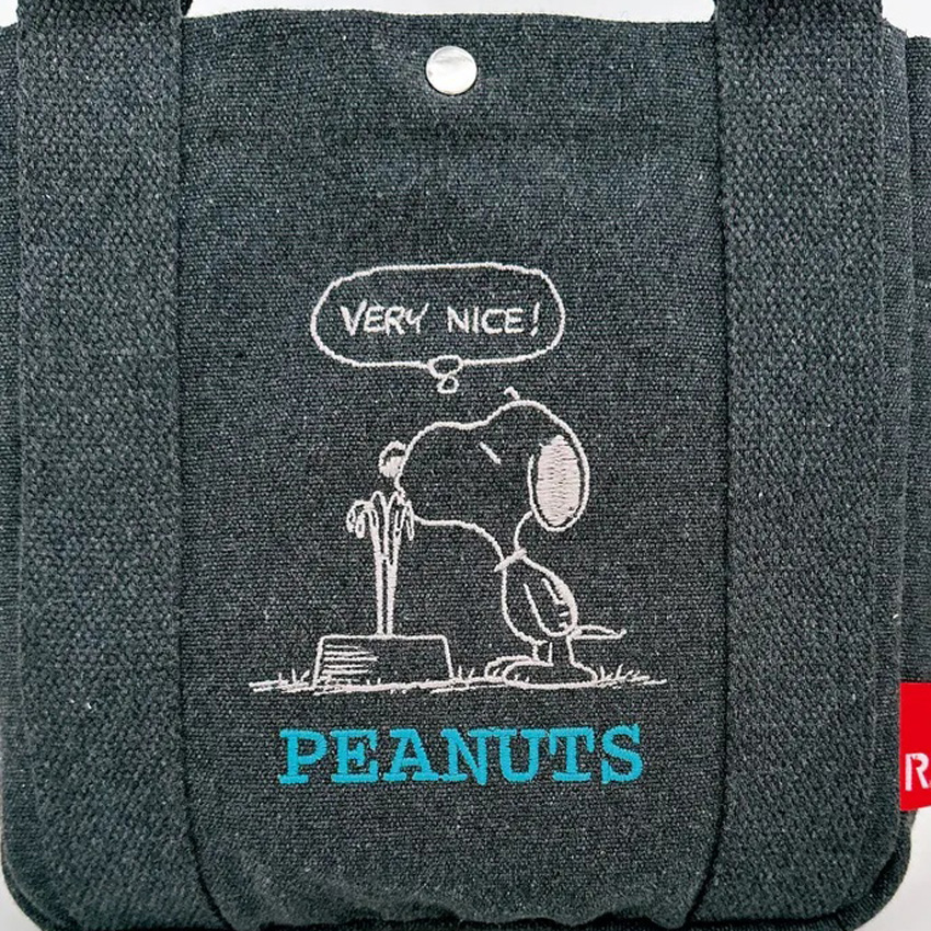 スヌーピー トート ＩＰ デリ PENUTS リサイクルコットン エコバッグ 手提げカバンアメリカン雑貨の画像