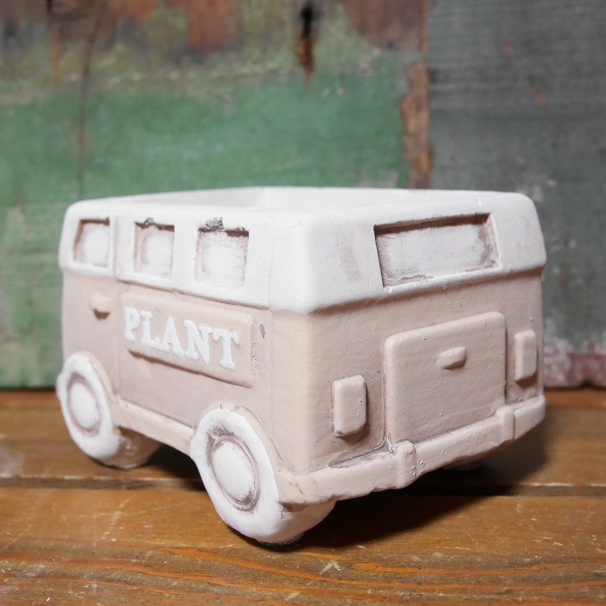 クラシックカーポット バス ガーデニング プランター CLASIC CAR MINI 鉢 グリーンポット ガーデニング雑貨の画像