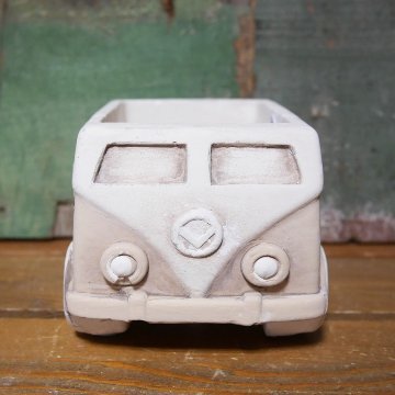 クラシックカーポット バス ガーデニング プランター CLASIC CAR MINI 鉢 グリーンポット ガーデニング雑貨の画像
