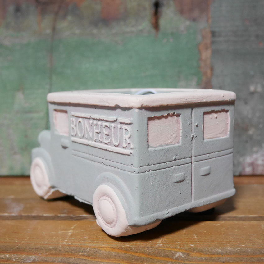 クラシックカーポット ミニ デリバン ガーデニング プランター CLASIC CAR MINI 鉢 グリーンポット ガーデニング雑貨の画像