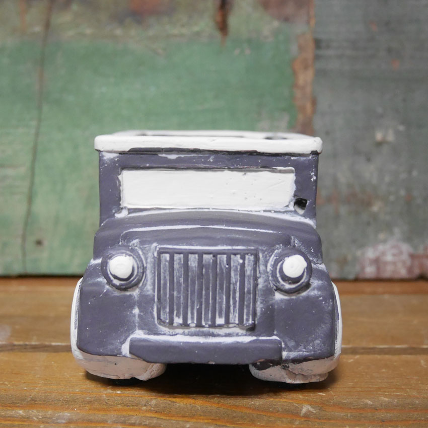 クラシックカーポット ミニ デリバン ガーデニング プランター CLASIC CAR MINI 鉢 グリーンポット ガーデニング雑貨の画像