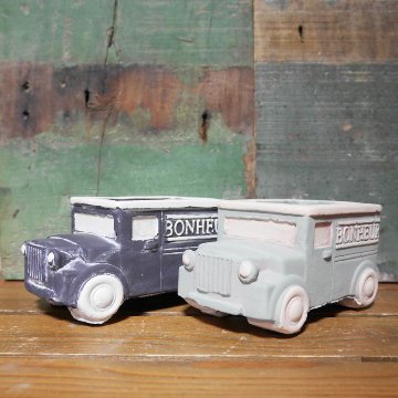クラシックカーポット ミニ デリバン ガーデニング プランター CLASIC CAR MINI 鉢 グリーンポット ガーデニング雑貨の画像