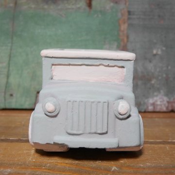 クラシックカーポット ミニ デリバン ガーデニング プランター CLASIC CAR MINI 鉢 グリーンポット ガーデニング雑貨の画像