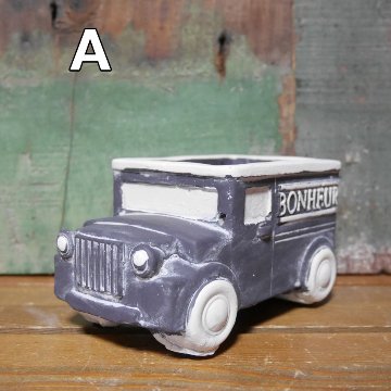 クラシックカーポット ミニ デリバン ガーデニング プランター CLASIC CAR MINI 鉢 グリーンポット ガーデニング雑貨の画像