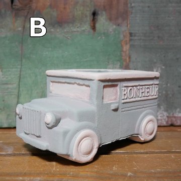 クラシックカーポット ミニ デリバン ガーデニング プランター CLASIC CAR MINI 鉢 グリーンポット ガーデニング雑貨の画像
