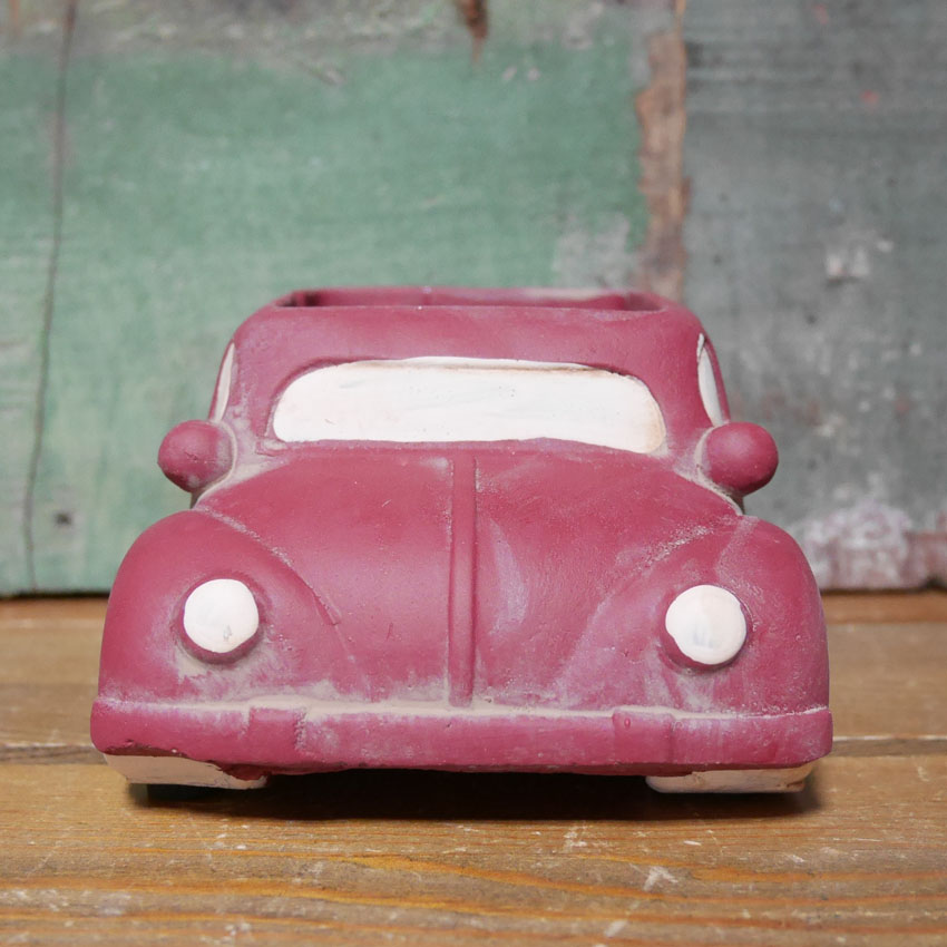 クラシックカーポット ミニ ビートル ガーデニング プランター CLASIC CAR MINI 鉢 グリーンポット ガーデニング雑貨の画像