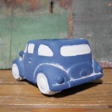 クラシックカーポット ミニ ビートル ガーデニング プランター CLASIC CAR MINI 鉢 グリーンポット ガーデニング雑貨の画像