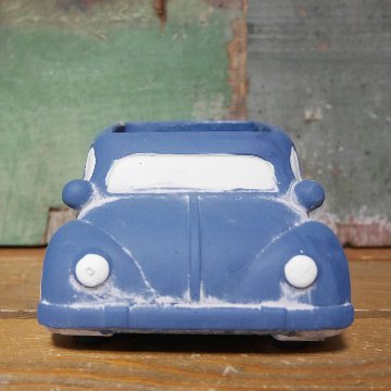 クラシックカーポット ミニ ビートル ガーデニング プランター CLASIC CAR MINI 鉢 グリーンポット ガーデニング雑貨の画像
