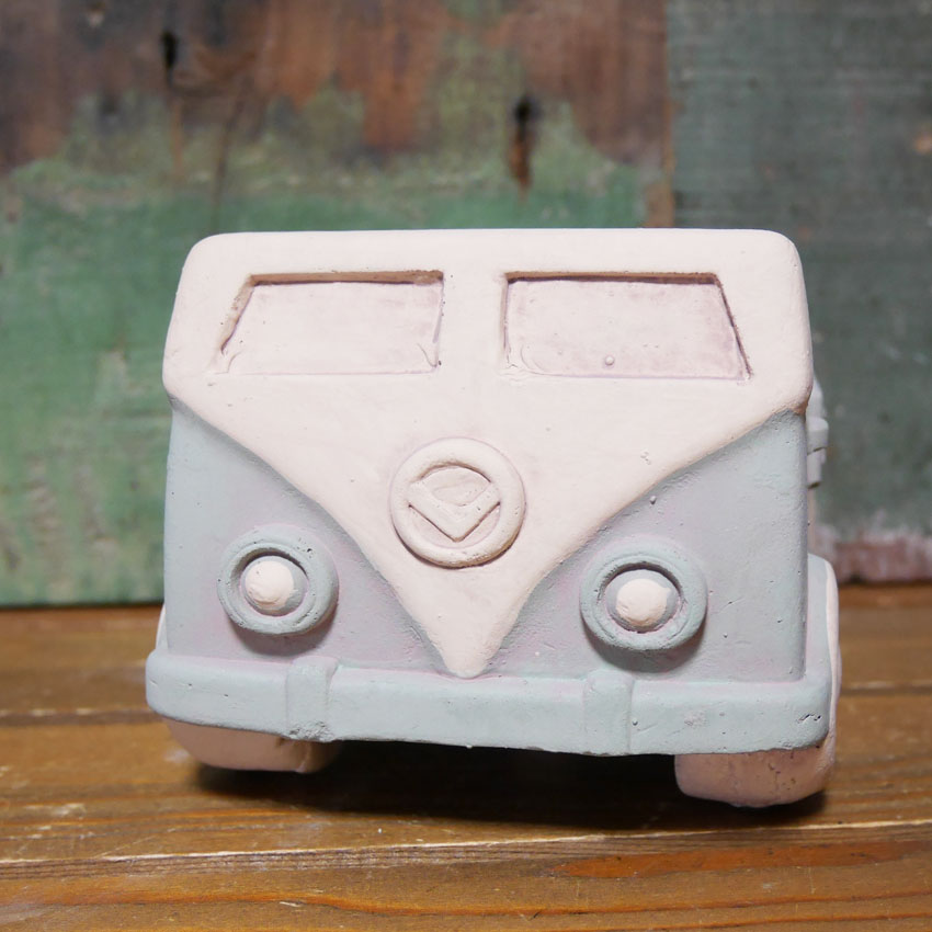 クラシックカーポット バス Lサイズ ガーデニング プランター CLASIC CAR 鉢 グリーンポット ガーデニング雑貨の画像