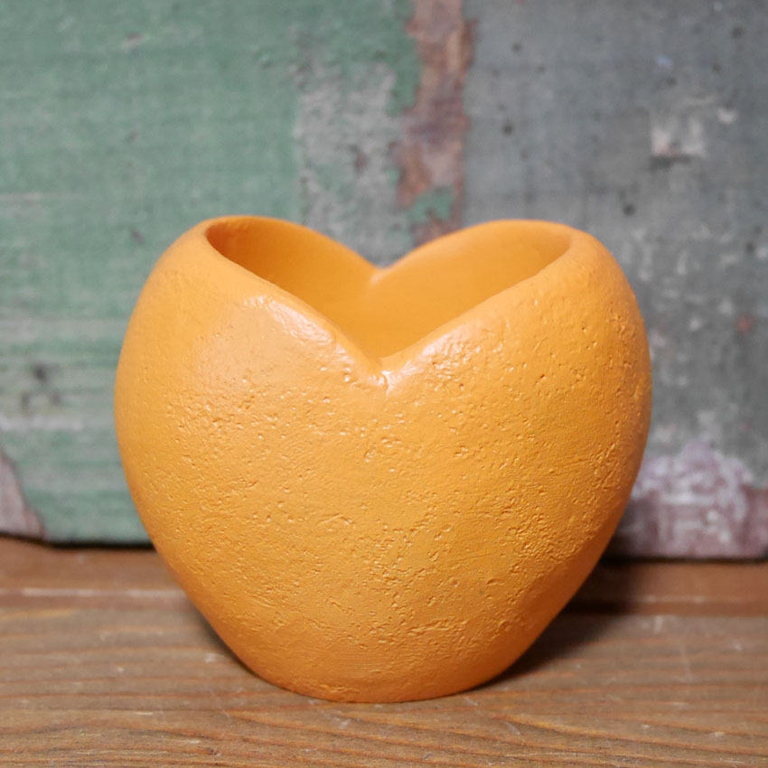 ハート ポット LITTLE RESIN POT リトルレジンポット グリーンポット ガーデニング雑貨の画像