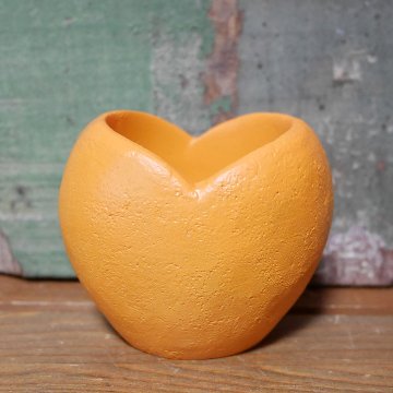 ハート ポット LITTLE RESIN POT リトルレジンポット グリーンポット ガーデニング雑貨の画像