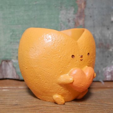 ハート ポット LITTLE RESIN POT リトルレジンポット グリーンポット ガーデニング雑貨の画像