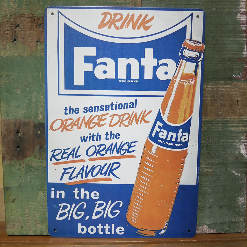 ファンタ USA SIGN A4アメリカンサインボード FANTA アメリカン雑貨の画像