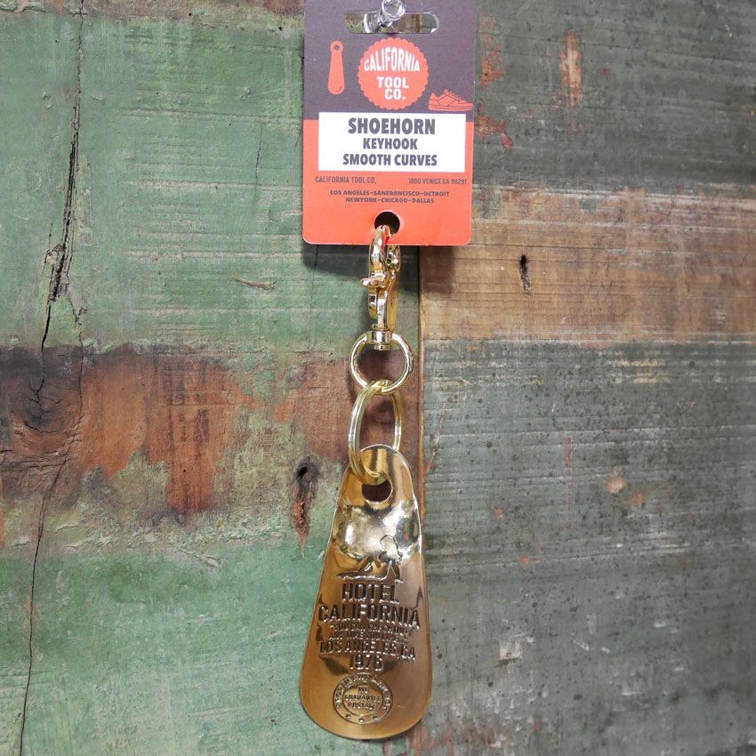 CALIFORNIA TOOLS KEYHOOK SHOEHORN 靴べら キーホルダー 靴すべり シューホーン アメリカン雑貨　の画像