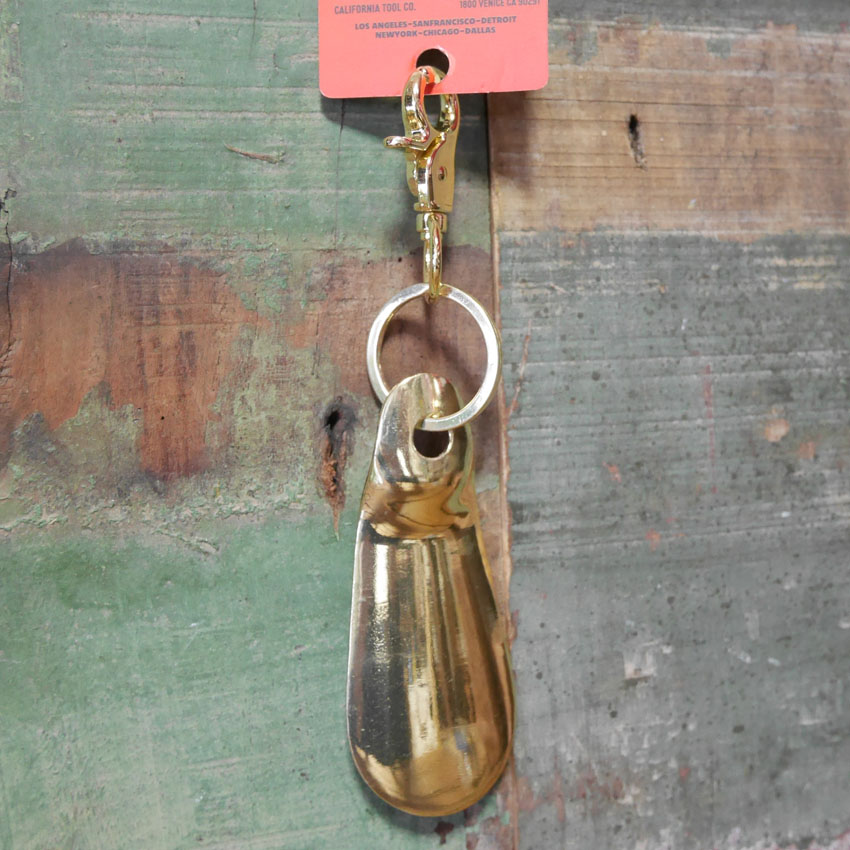 CALIFORNIA TOOLS KEYHOOK SHOEHORN 靴べら キーホルダー 靴すべり シューホーン アメリカン雑貨　の画像