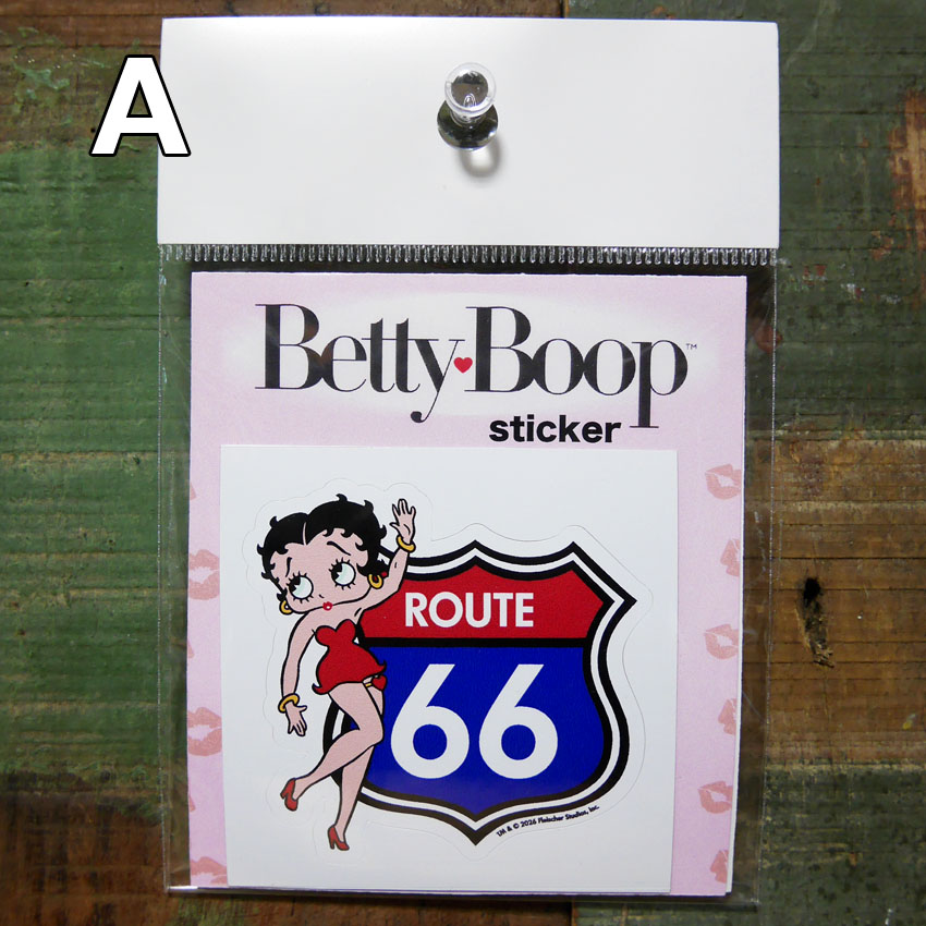 BETTY BOOP Sticker ステッカー ベティブープ シール ステッカー ベティちゃん　アメリカン雑貨の画像