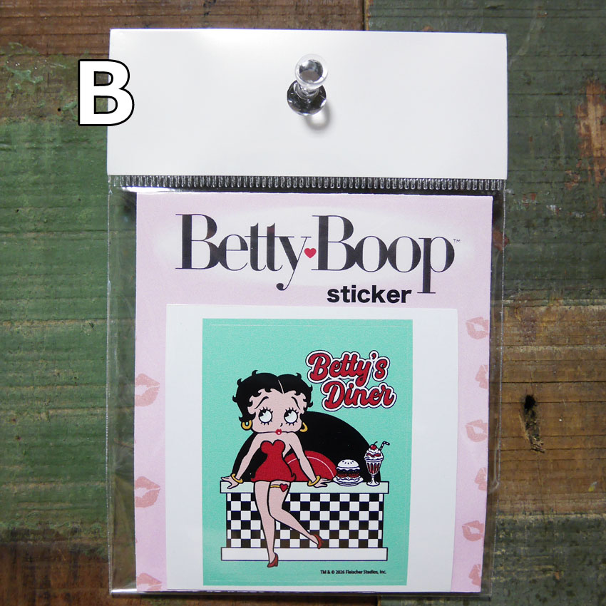 BETTY BOOP Sticker ステッカー ベティブープ シール ステッカー ベティちゃん　アメリカン雑貨の画像