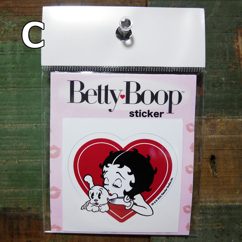 BETTY BOOP Sticker ステッカー ベティブープ シール ステッカー ベティちゃん　アメリカン雑貨の画像