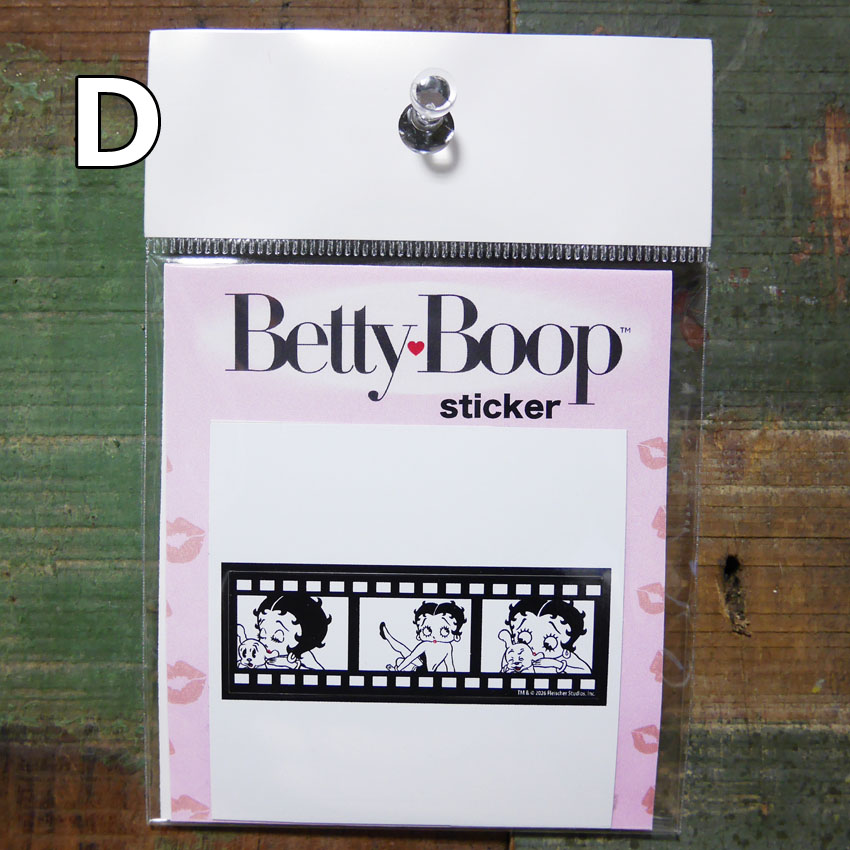 BETTY BOOP Sticker ステッカー ベティブープ シール ステッカー ベティちゃん　アメリカン雑貨の画像